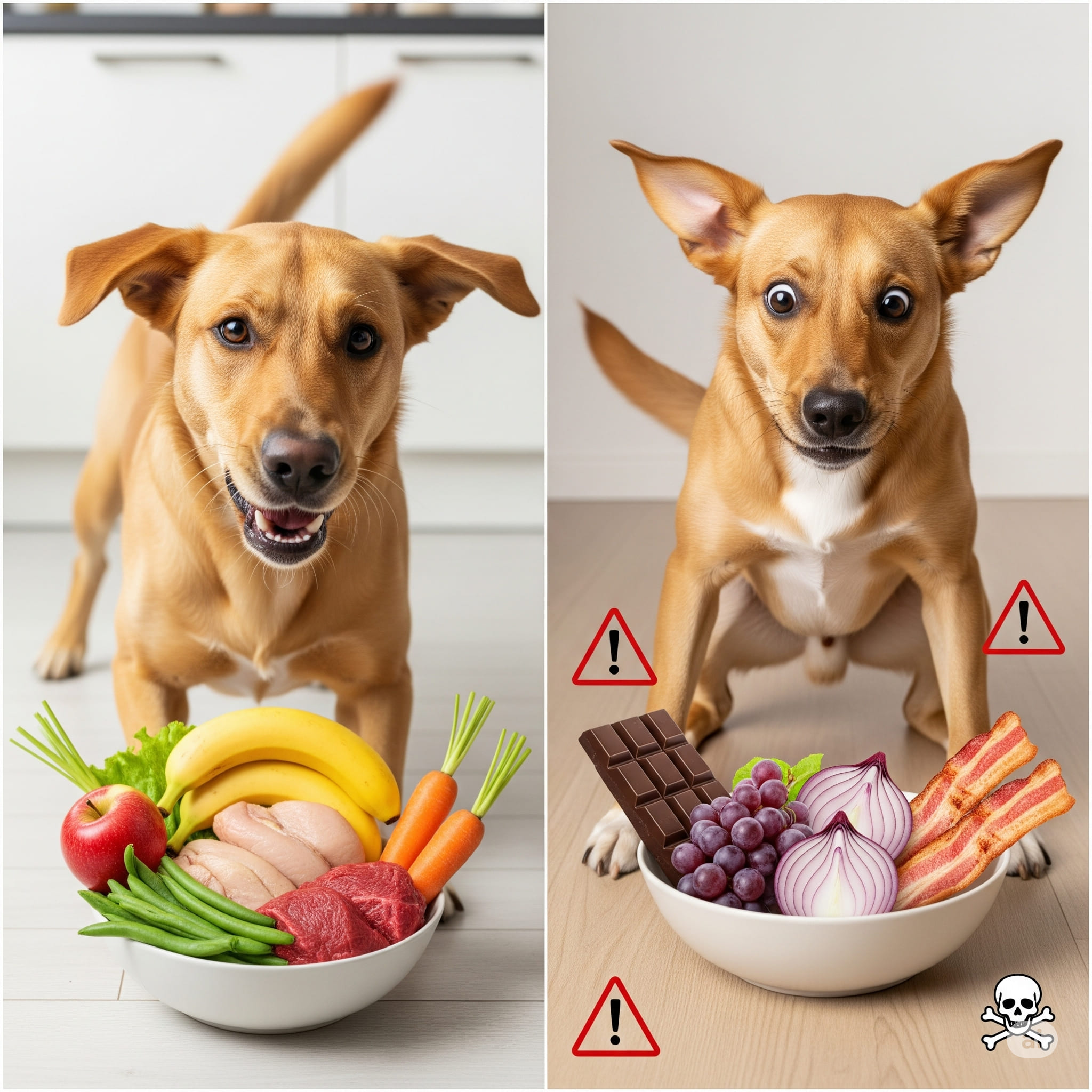 Alimentos proibidos para cães: Cuidado!
